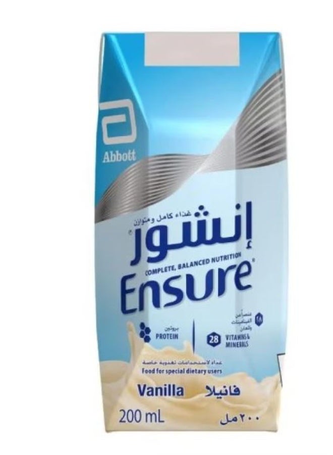 Ensure milk nutritional supplement (Ensure 200ml), a carton package of 18 - Image 1